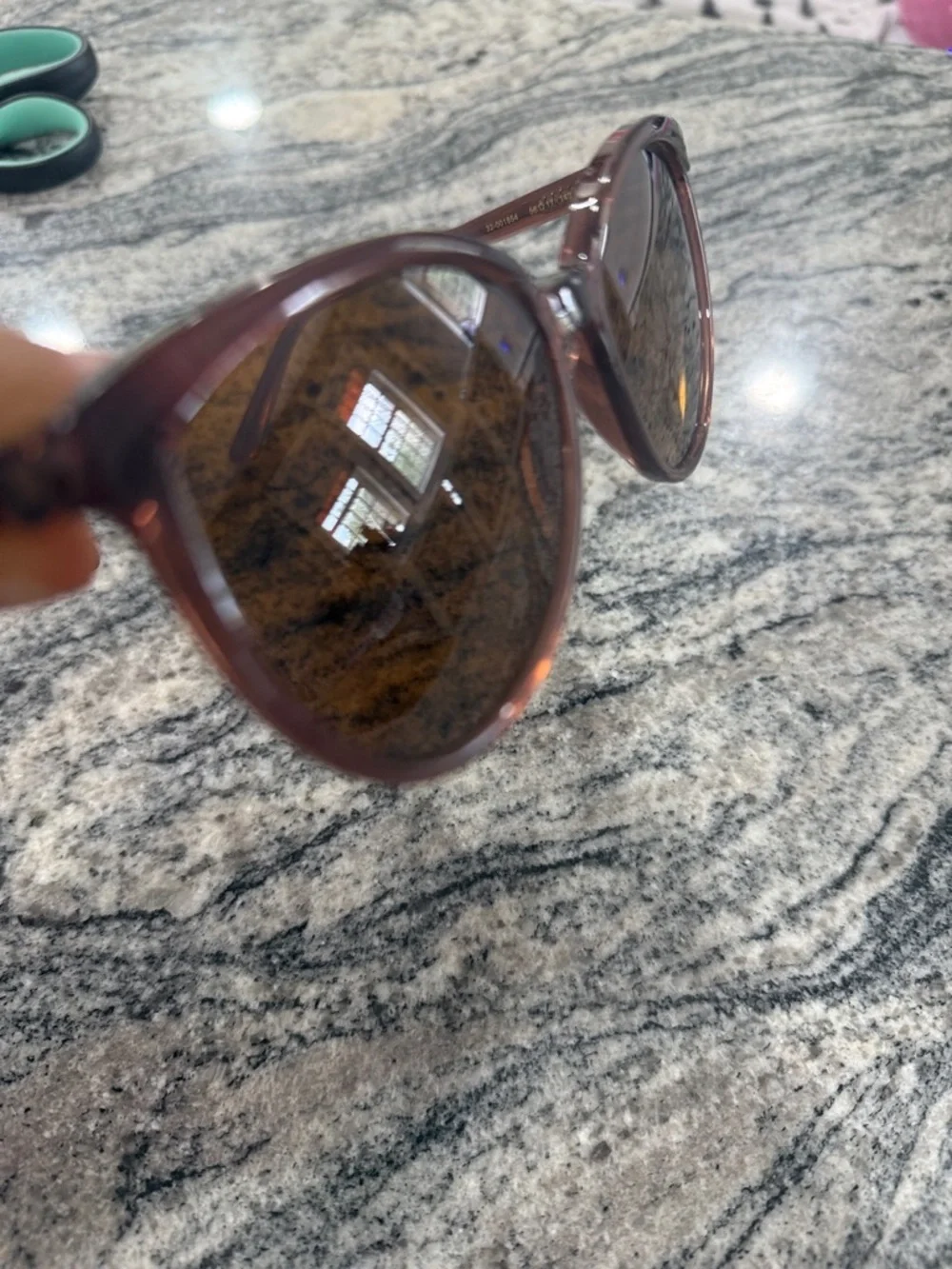 Amelia E Brown Cat-Eye Sunglasses - frames only (there is a prescription in them